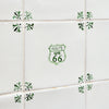 Route 66 Delft Tile