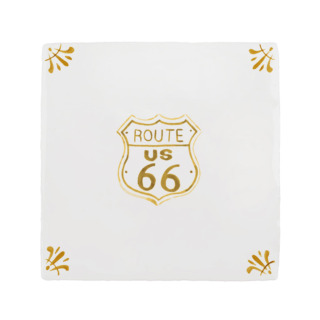 Route 66 Delft Tile