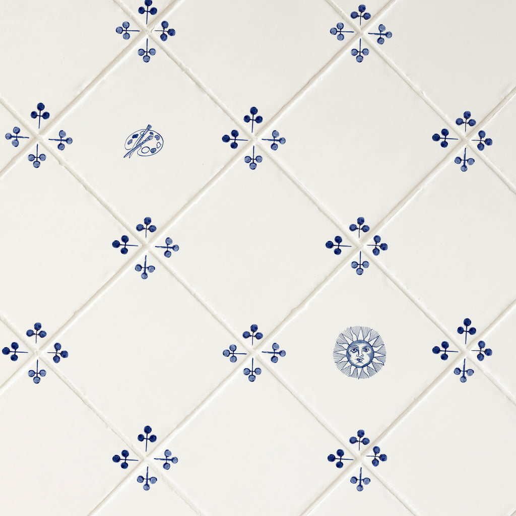 Corners Only Delft Tile