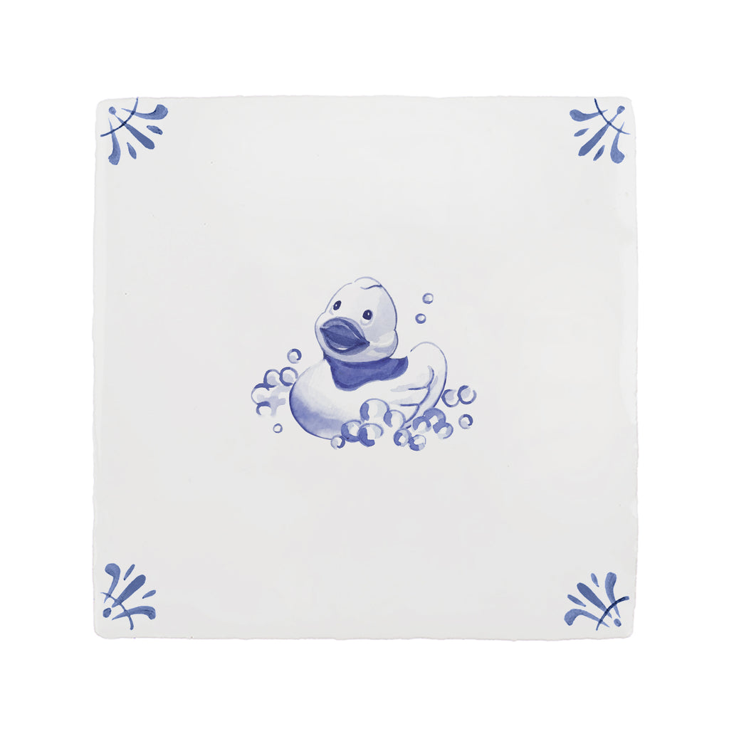 Rubber Duck Delft Tile
