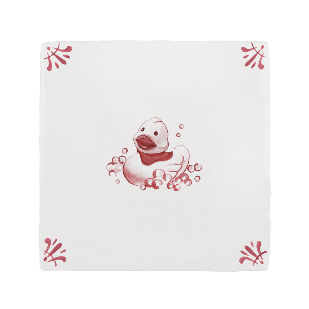 Rubber Duck Delft Tile