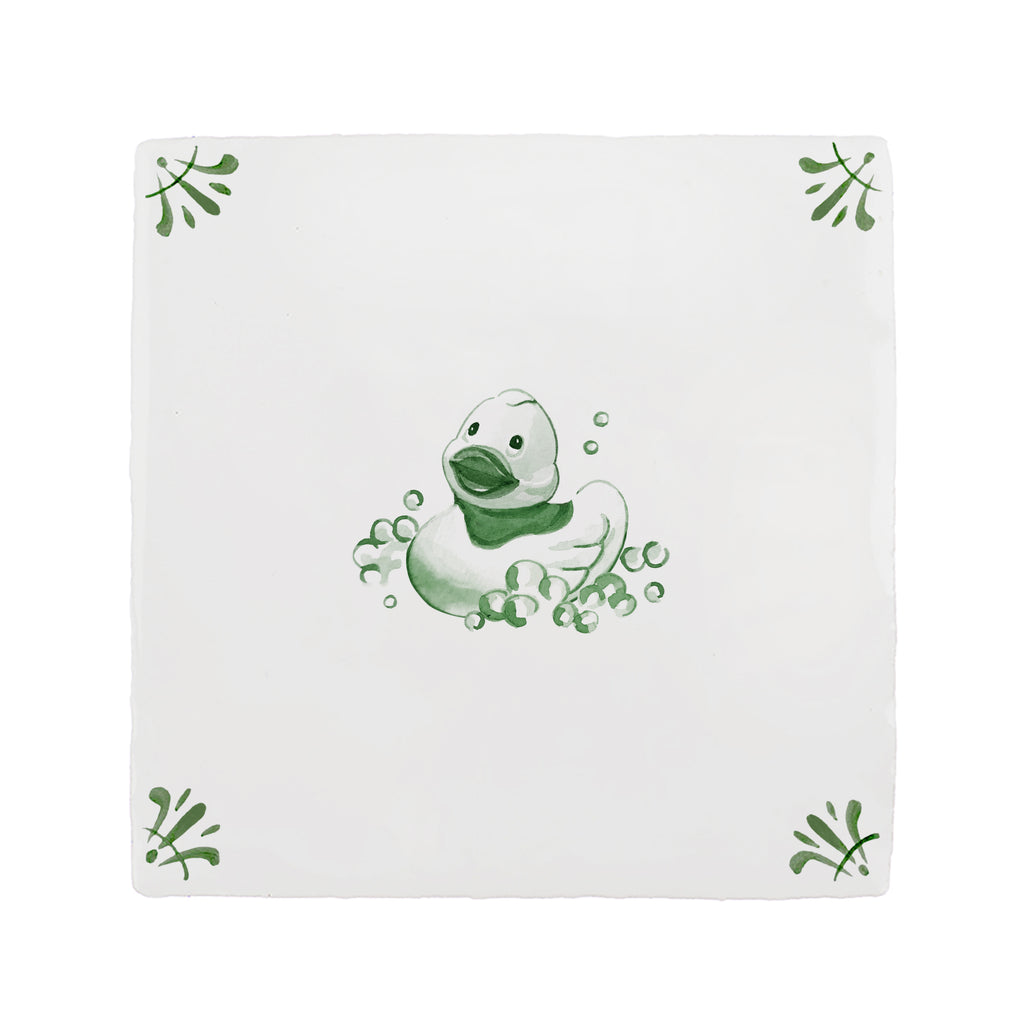Rubber Duck Delft Tile