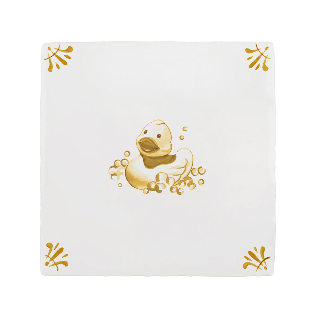 Rubber Duck Delft Tile