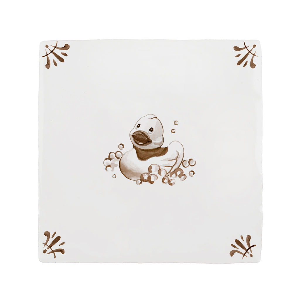 Rubber Duck Delft Tile