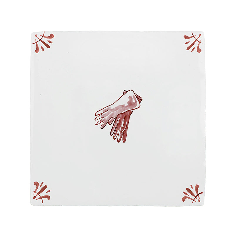 Rubber Gloves Delft Tile