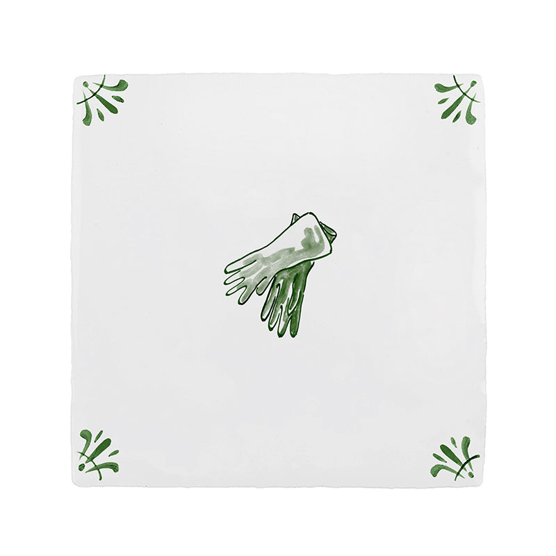 Rubber Gloves Delft Tile