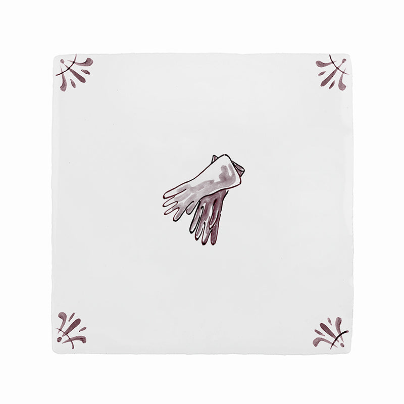 Rubber Gloves Delft Tile