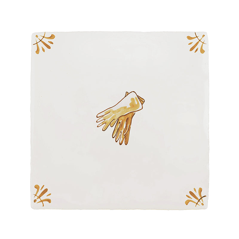 Rubber Gloves Delft Tile