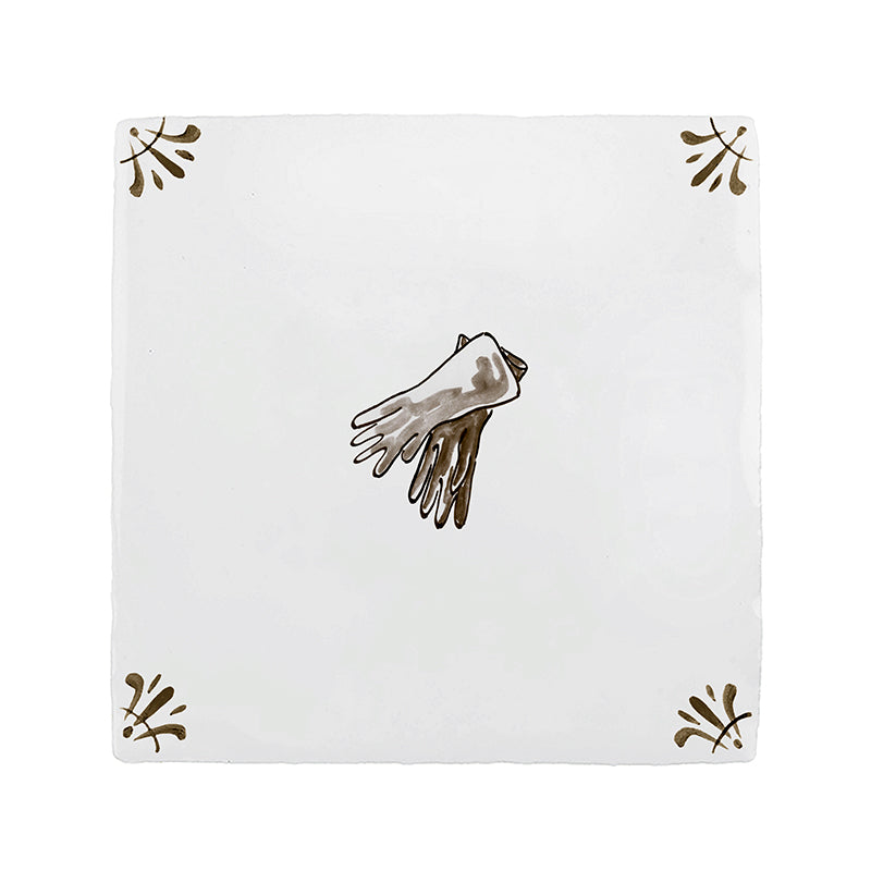 Rubber Gloves Delft Tile