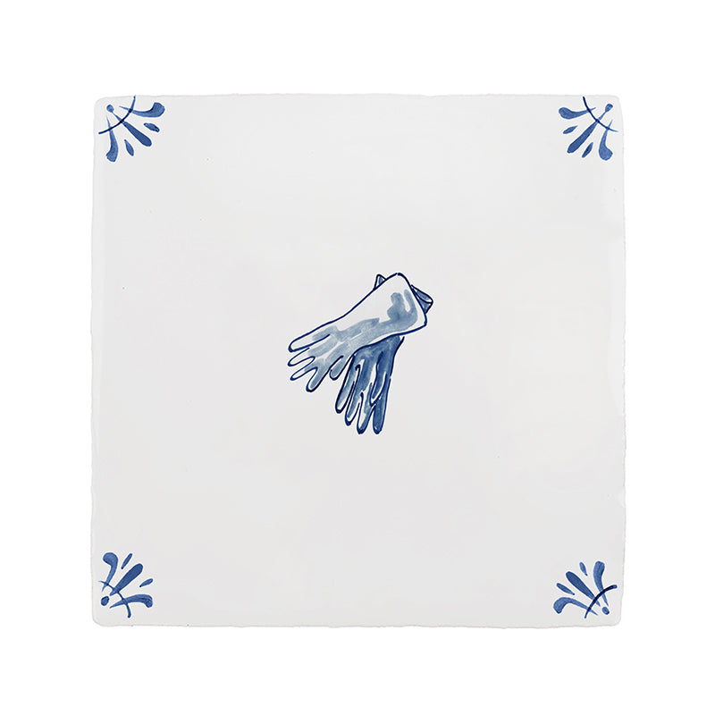Rubber Gloves Delft Tile