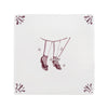 Ruby Slippers Delft Tile