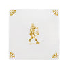 Rugby Player Delft Tile