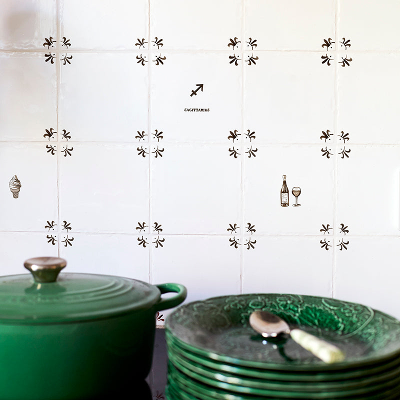 Sagittarius Delft Tile
