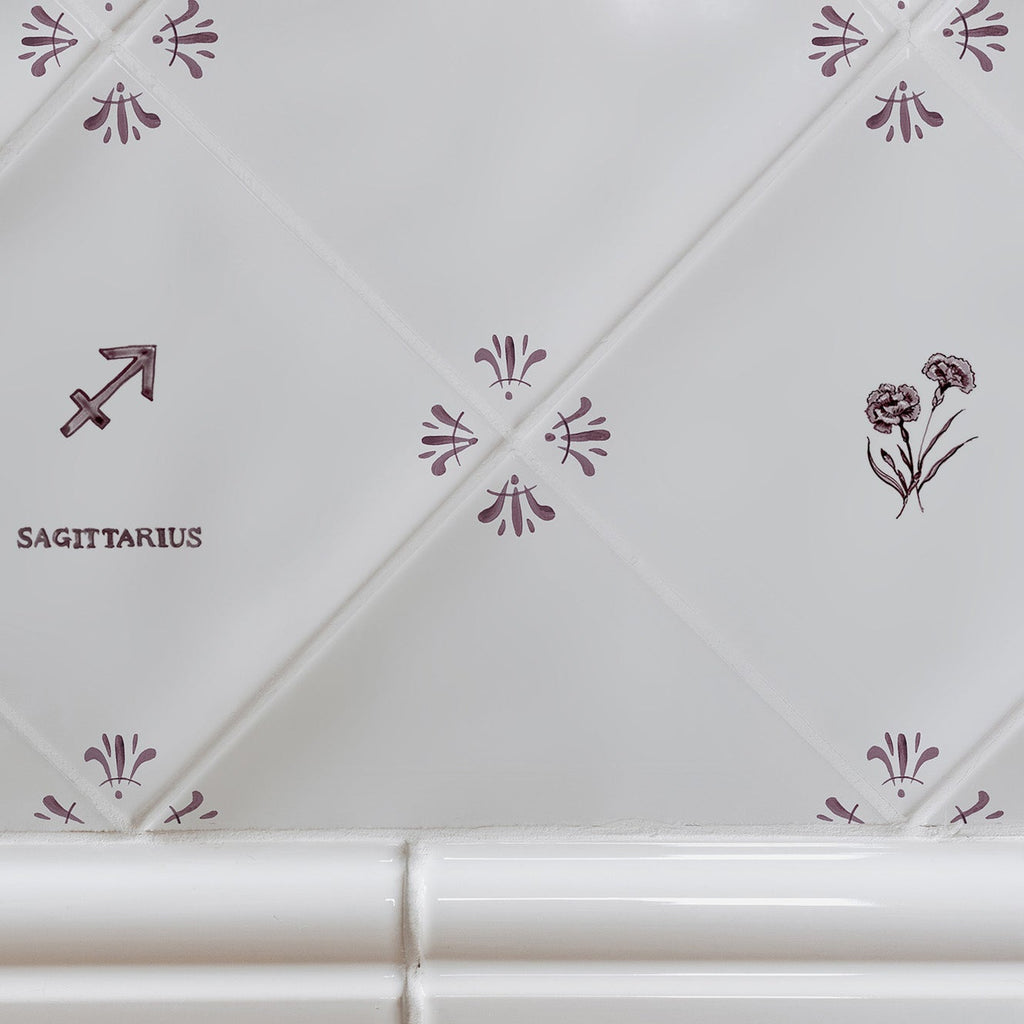 Sagittarius Delft Tile