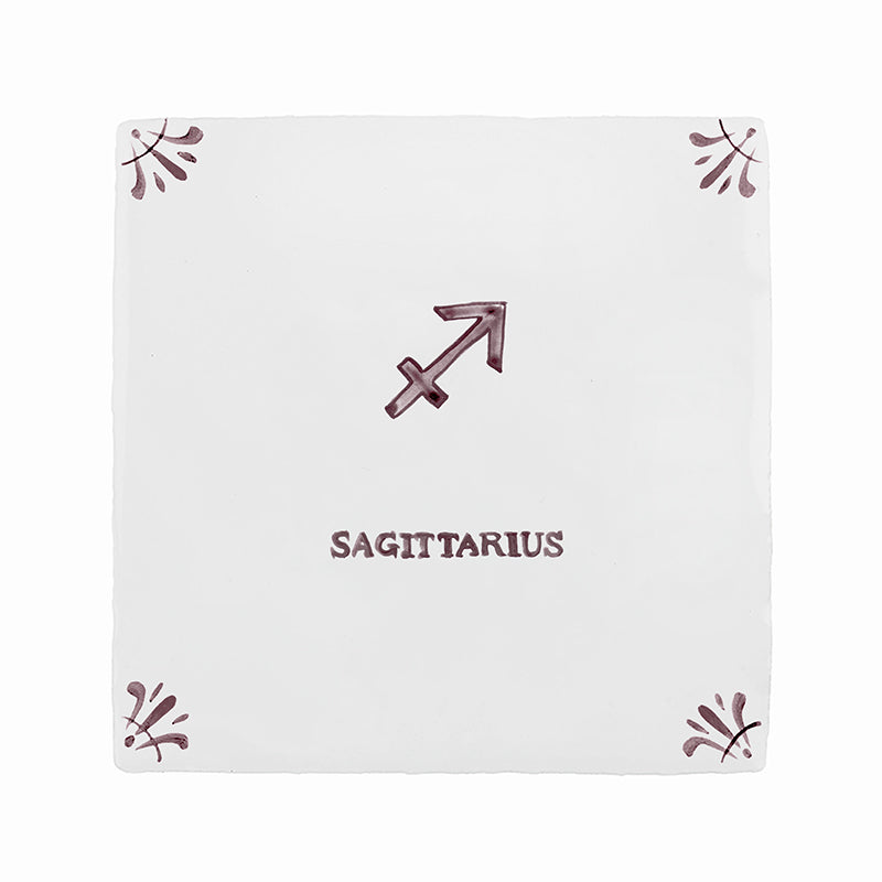 Sagittarius Delft Tile