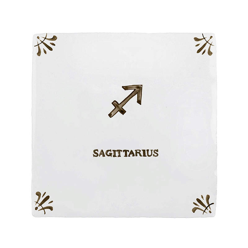 Sagittarius Delft Tile