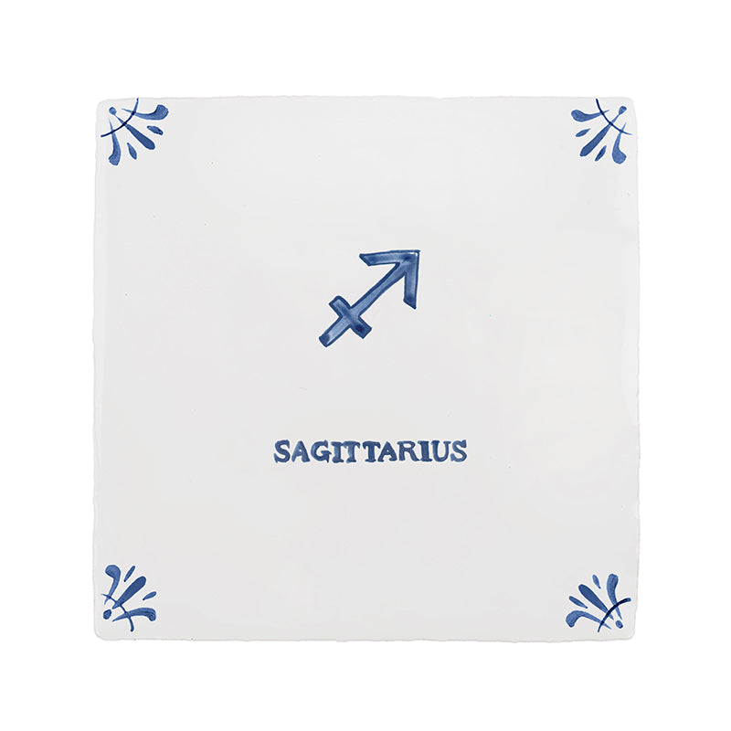 Sagittarius Delft Tile