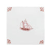 Sailing Ship Delft Tile