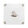 Sailing Ship Delft Tile