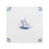 Sailing Ship Delft Tile
