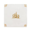 Sandcastle Delft Tile