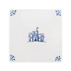 Sandcastle Delft Tile