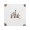 Sandcastle Delft Tile