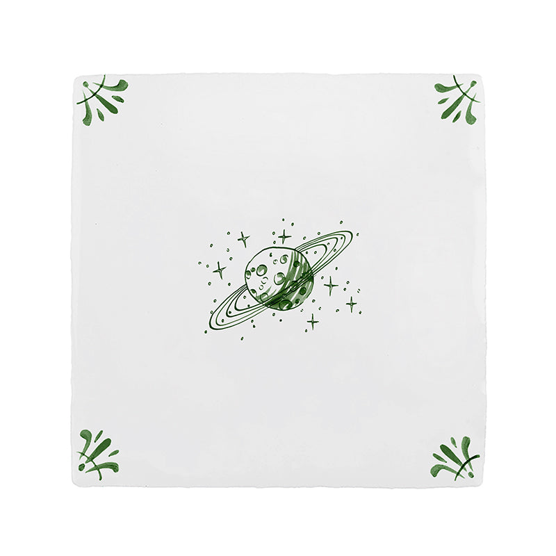 Saturn Delft Tile