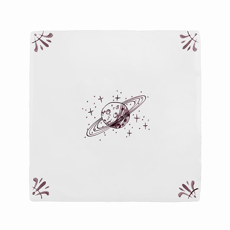 Saturn Delft Tile