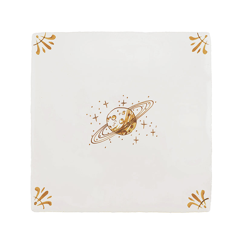 Saturn Delft Tile