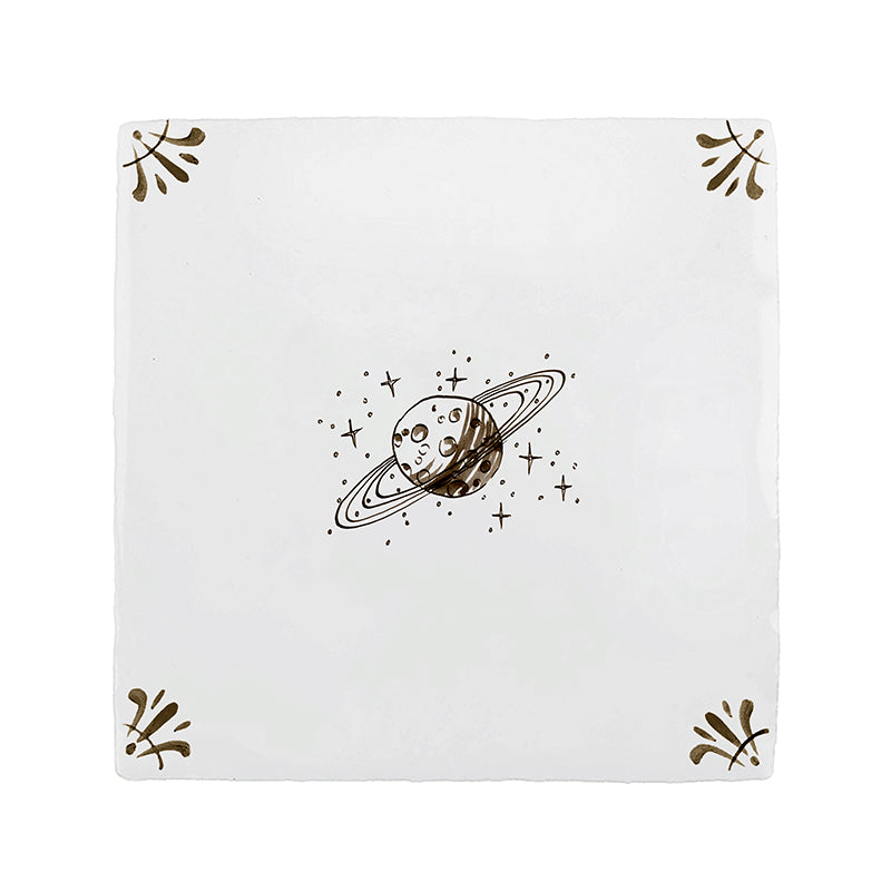 Saturn Delft Tile