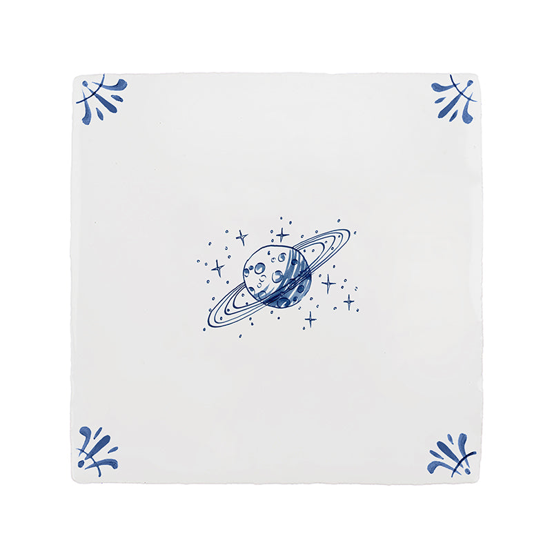 Saturn Delft Tile