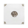 Scallop Shell Delft Tile