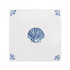 Scallop Shell Delft Tile