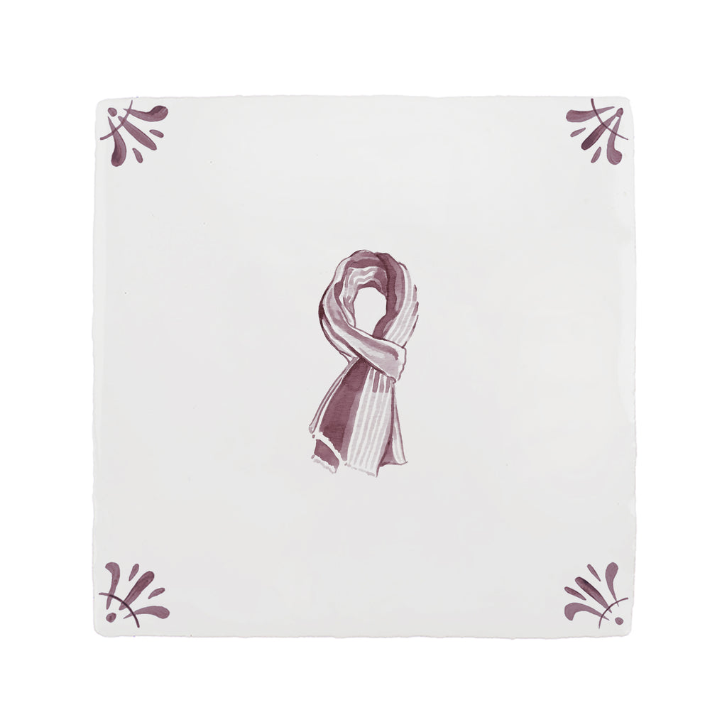 Scarf Delft Tile