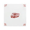 School Bus Delft Tile