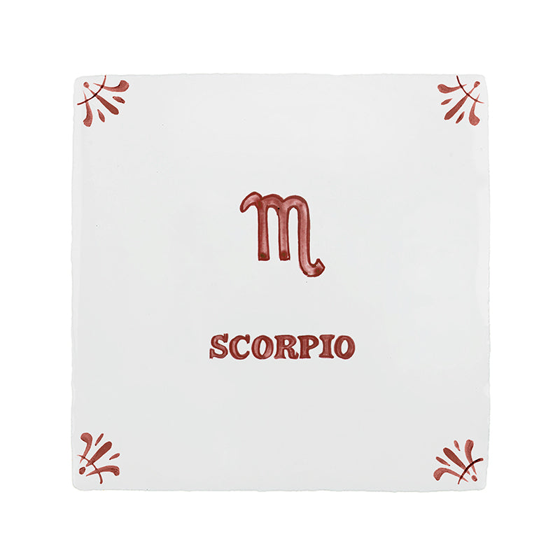Scorpio Delft Tile