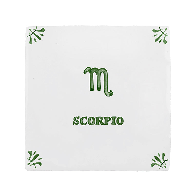 Scorpio Delft Tile