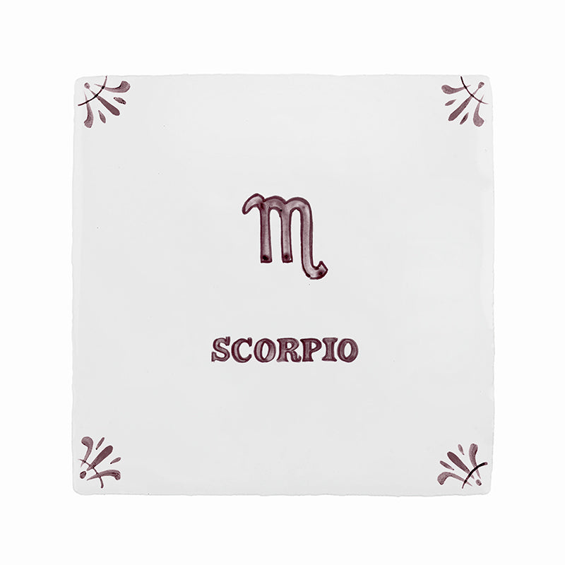 Scorpio Delft Tile