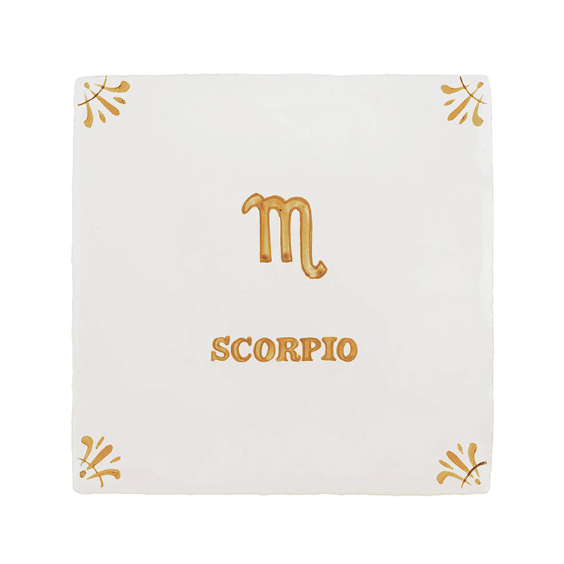 Scorpio Delft Tile