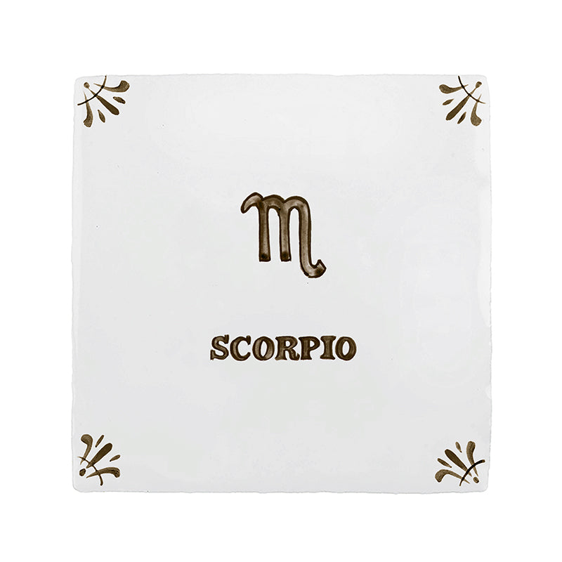 Scorpio Delft Tile