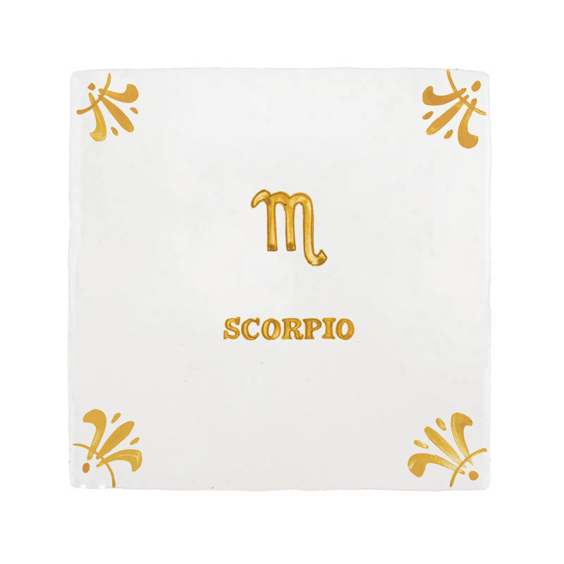 Scorpio Delft Tile