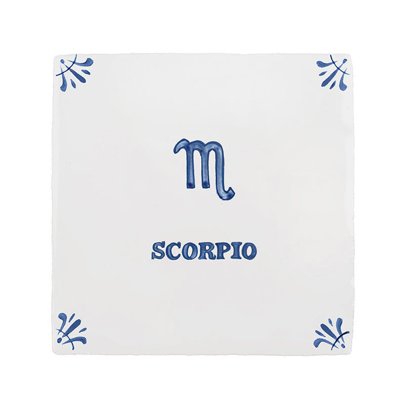 Scorpio Delft Tile