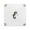 Seahorse Delft Tile