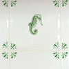 Seahorse Delft Tile
