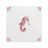 Seahorse Delft Tile