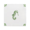 Seahorse Delft Tile