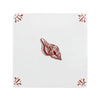 Seashell Delft Tile