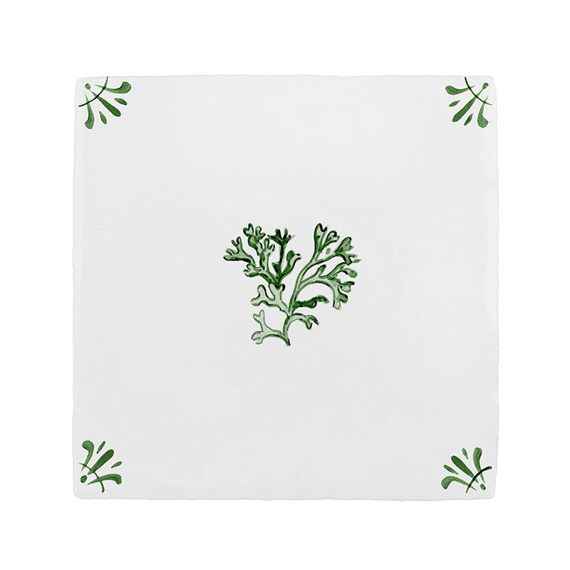 Seaweed Delft Tile