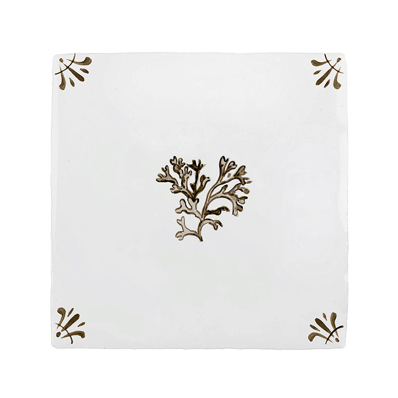 Seaweed Delft Tile